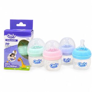 Tetero plástico only baby 0m+ 2oz/60mL