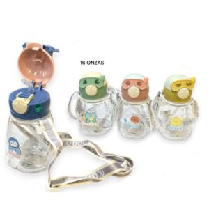 Vaso pitillo entrenador pingüino 550mL