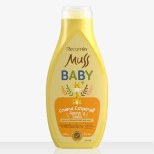 Recamier crema corporal avena y seda muss baby x 400mL
