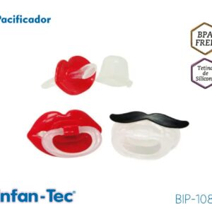 pacificador infan-tec 3m+ labios y bigote