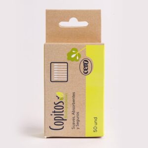 Copitos biodegradables cero x 50und