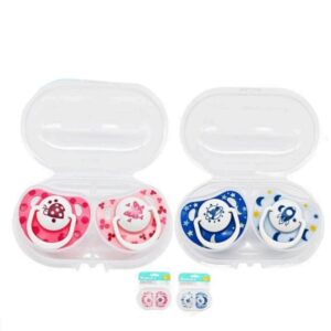 Caja de chupones que brillan para bebé (2 unidades) wakid's 0m+