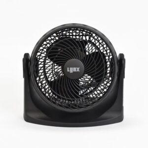 Ventilador de mesa y pared lynx 8″ turbo 40W negro