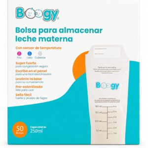 bolsa para almacenar leche materna 250mL x 50unds boogy
