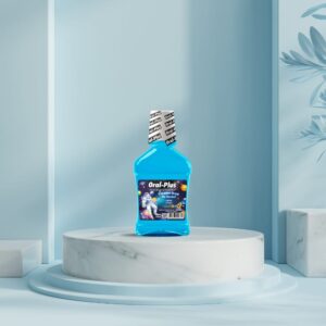 Oral-plus enjuague bucal sin alcohol chicle niños x 300mL