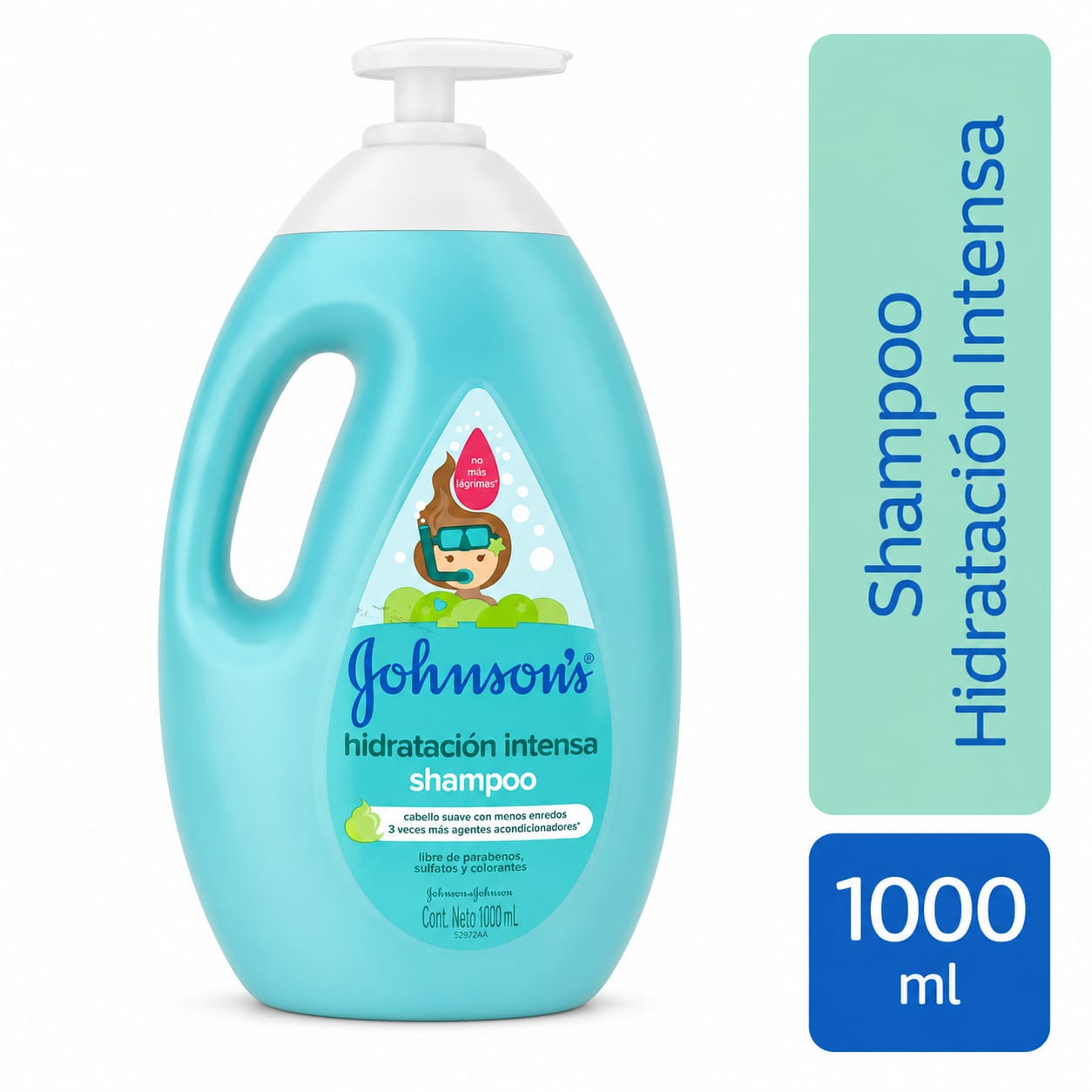 Johnson's hidratación intensa shampoo x 1000mL