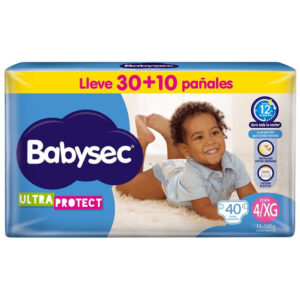 Pañal babysec ultra protect 4/XG x 40