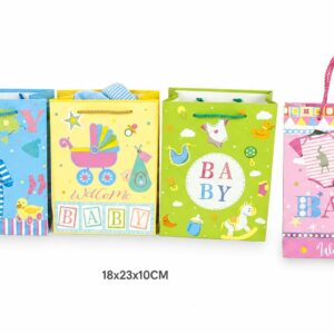 Bolsa de regalo plastificada 18 x 23 x 10cm