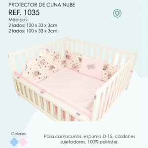 Protector de cuna nube ref 1035 infantiles abba