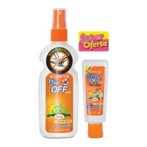 Stay off! adulto spray repelente 120mL + crema repelente familiar 60mL