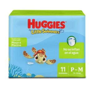 Huggies playa & piscina P-M (3-4) x 11 unidades