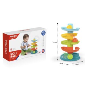 Torre de bolas didáctico 8pcs 18m+