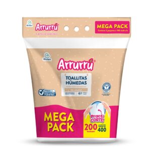 Arrurrú toallitas húmedas avena & karité x 200